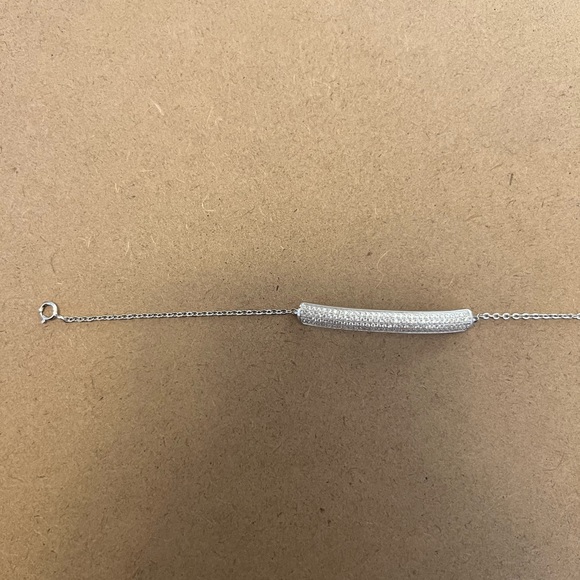 Sterling Silver Bar Bracelet - Picture 1 of 2